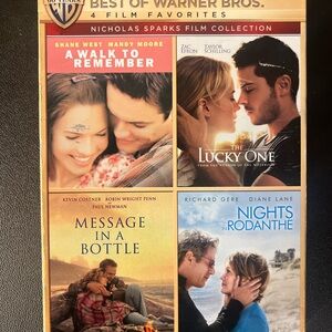4 Film Favorites- Nicholas Sparks Film Collection (DVD, 2013) W/Slipcover New